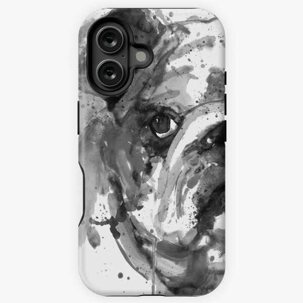 Item preview, Abstract Bulldog Watercolor designed and sold by caracatita75.