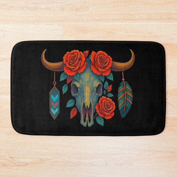 Item preview, Buffalo Skull designed and sold by TATTOO-DESIGN.