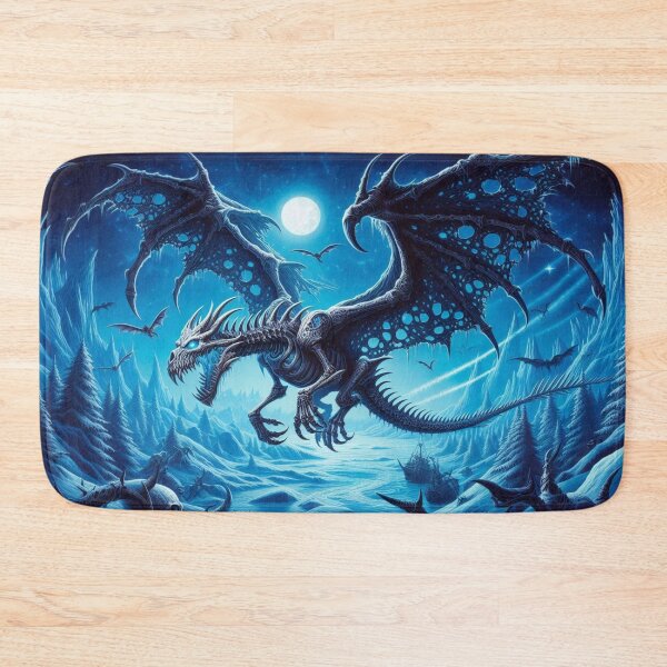 Item preview, Skeletal Frost Drake designed and sold by MidnightArk.