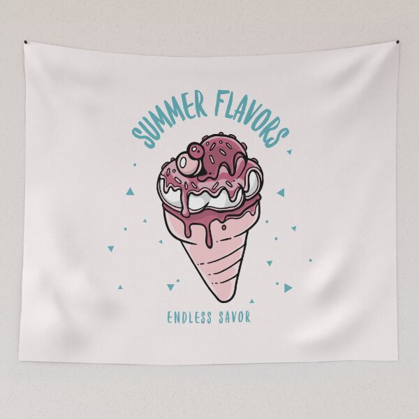 Item preview, Dripping Ice Cream Summer Flavors Aesthetic – Sweet Retro Vibes designed and sold by rdxart.