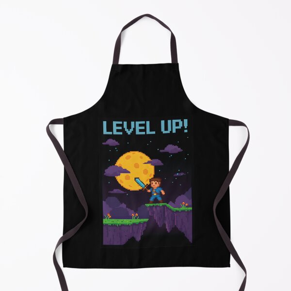 Item preview, level up, Pixel Art Gamer designed and sold by Pixel Perfect.