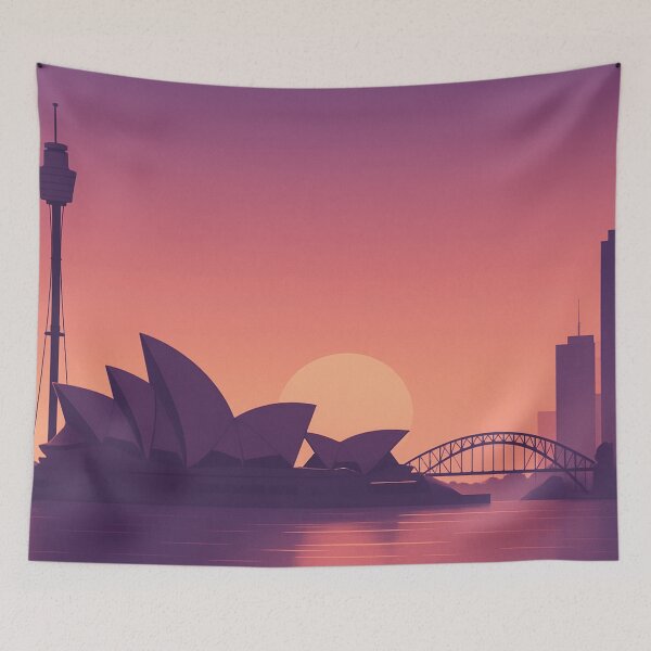 Item preview, Sydney skyline, modern architecture designed and sold by Mauswohn.