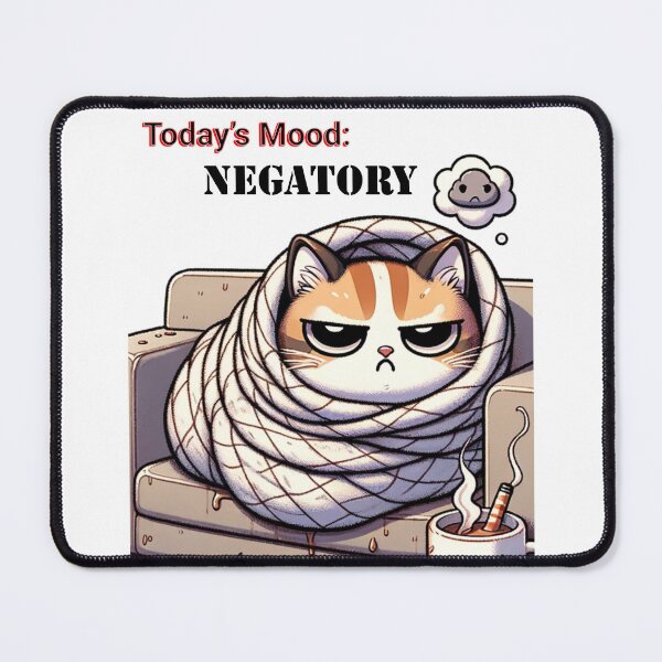 Item preview, Today’s Mood: Negatory — Grumpy Cat Burrito Reporting for No Duty designed and sold by MTeesGA.
