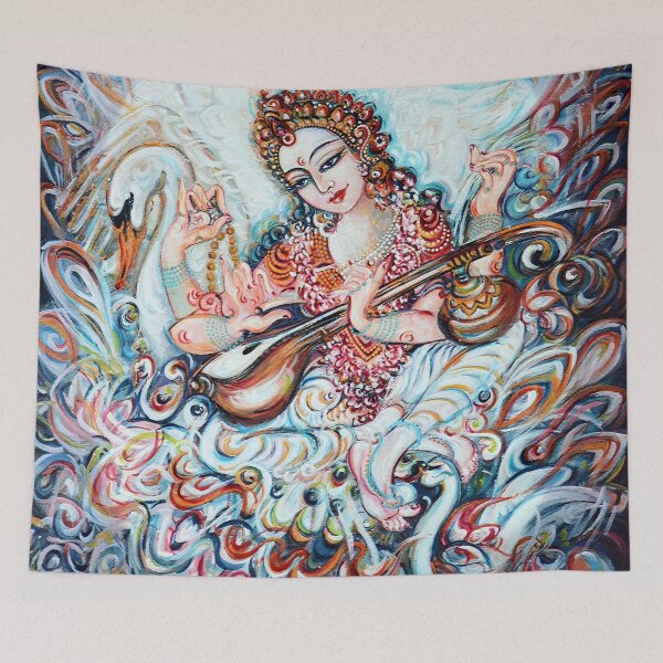 Item preview, Saraswati -The Essence of Divine Knowledge  designed and sold by Harsh  Malik.