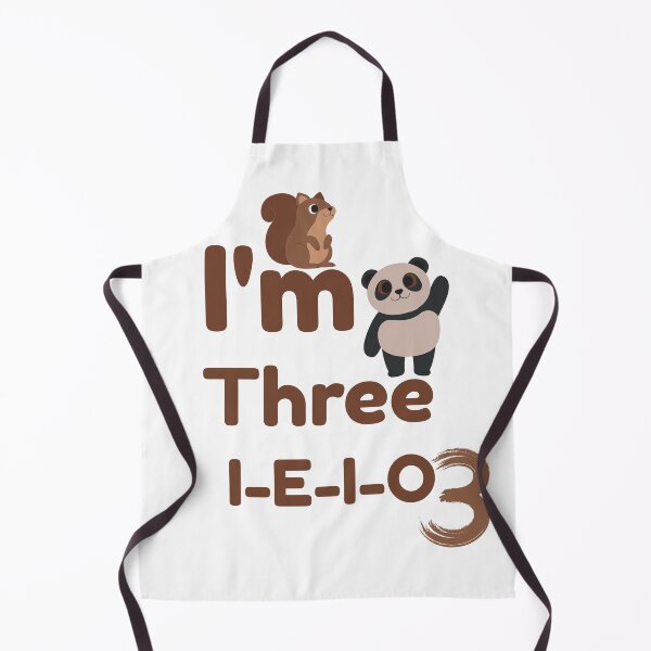 Item preview, I'm Three I-E-I-O 3 – Funny 3rd Birthday T-Shirt for Kids, Funny Shirt, Valentine Shirt gift, Valentine Day Cut File designed and sold by GAIDREDA.
