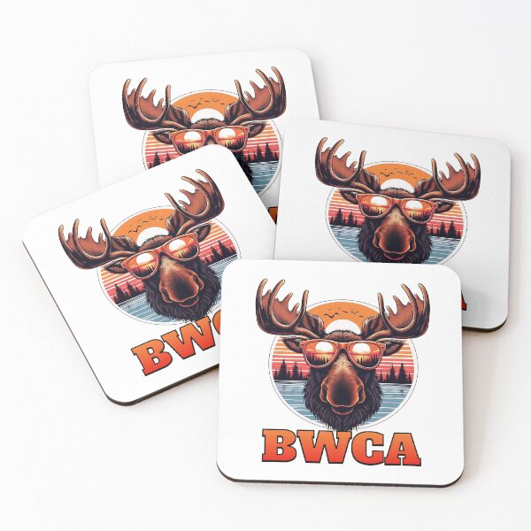 Item preview, Cool Moose BWCA Sunset | Boundary Waters Wilderness Art designed and sold by WayoftheWater.