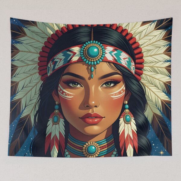 Item preview, Navajo Goddess Changing Woman designed and sold by SoniaSarkali.