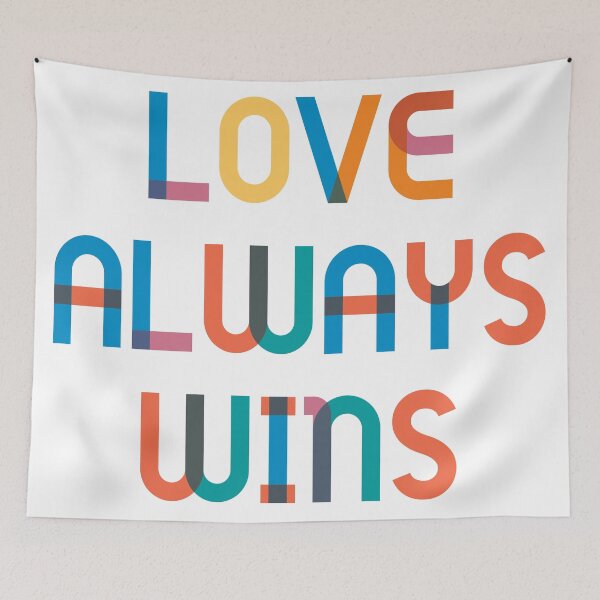 Item preview, Love Always Wins designed and sold by WordyDreams.