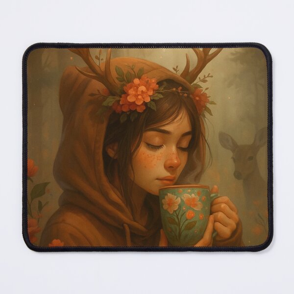 Item preview, Jory in the Rain – Cozy Coffee Moment designed and sold by Cute-Jory-Store.