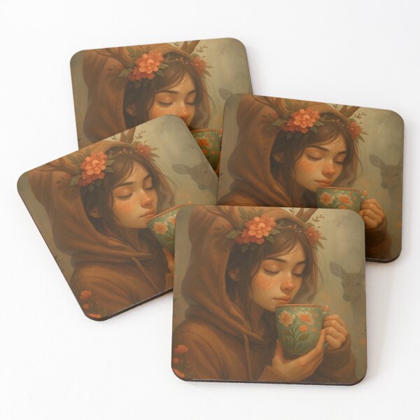 Item preview,  Jory in the Rain – Cozy Coffee Moment designed and sold by Cute-Jory-Store.