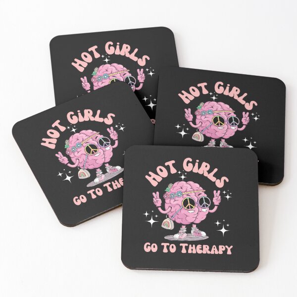 Item preview, Retro Hot Girls Go To Therapy designed and sold by AlienOccupation.