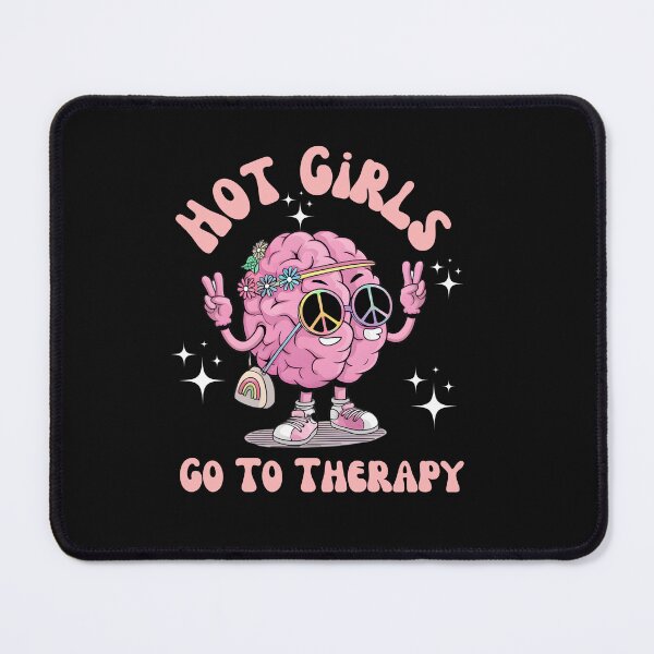Item preview, Retro Hot Girls Go To Therapy designed and sold by AlienOccupation.