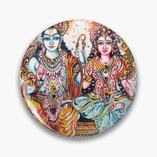 Aperçu de l'œuvre Sita Rama - bénédictions du ciel créée et vendue par Harsh Malik.