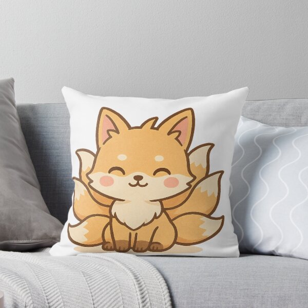 Item preview, Chibi Nine-Tailed Fox – Kawaii Kitsune Yōkai designed and sold by NipponPop.