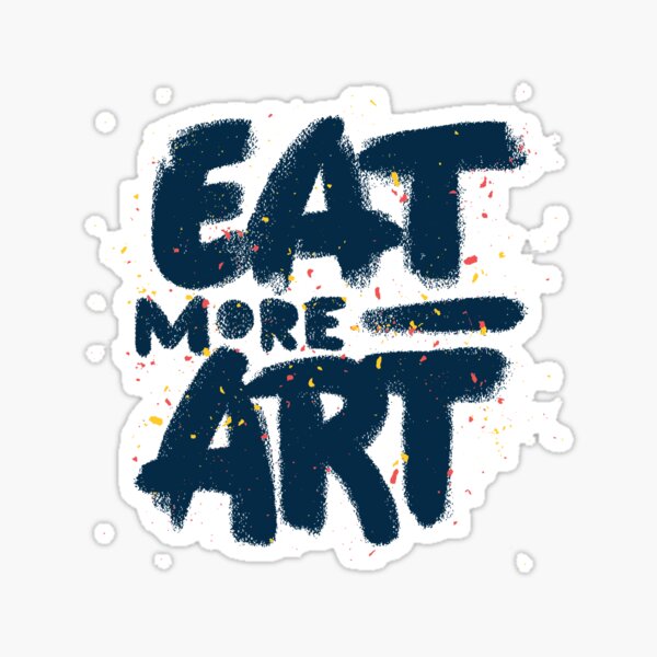 Item preview, eat more art  designed and sold by theflowergirl14.