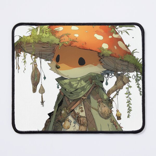 Item preview, Fenn the Foxcap Scout designed and sold by SporeandCanvas.