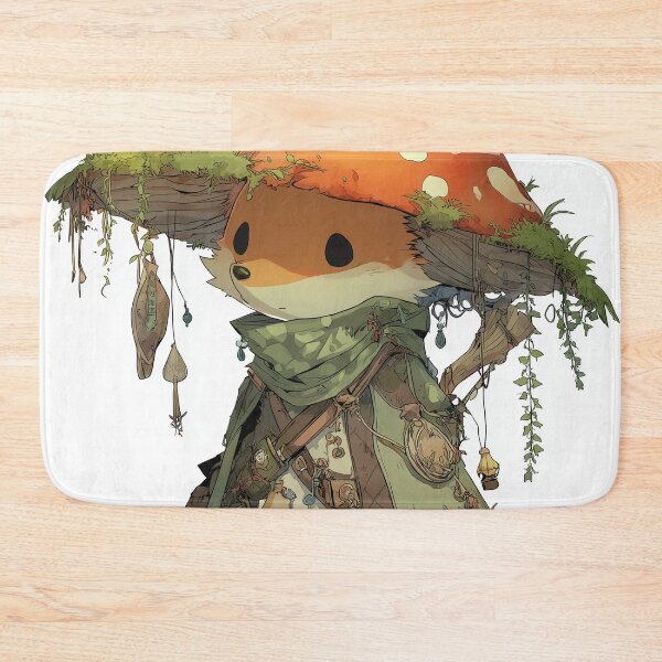 Item preview, Fenn the Foxcap Scout designed and sold by SporeandCanvas.