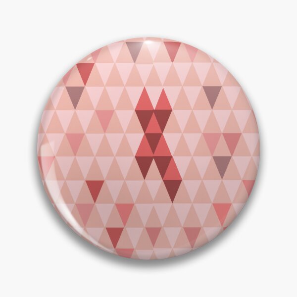Item preview, simple geometric patterns - cross with triangles - pink christian abstract design designed and sold by ZechJohnRB.