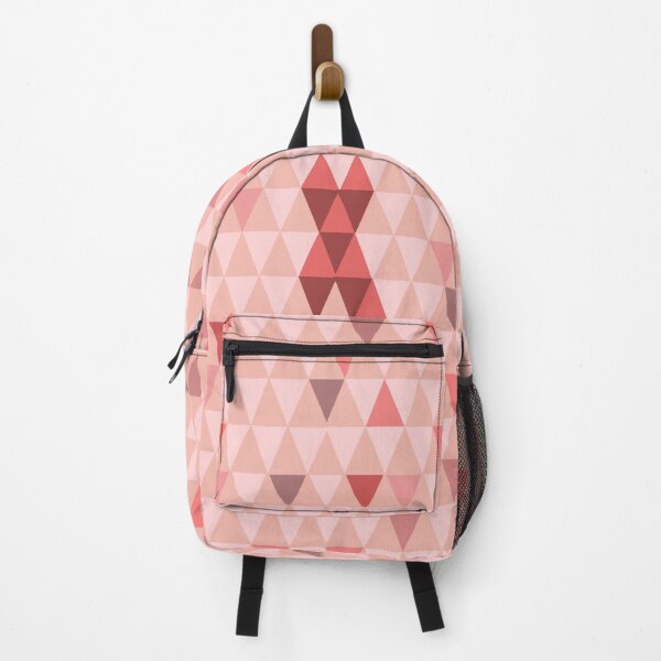 Item preview, simple geometric patterns - cross with triangles - pink christian abstract design designed and sold by ZechJohnRB.