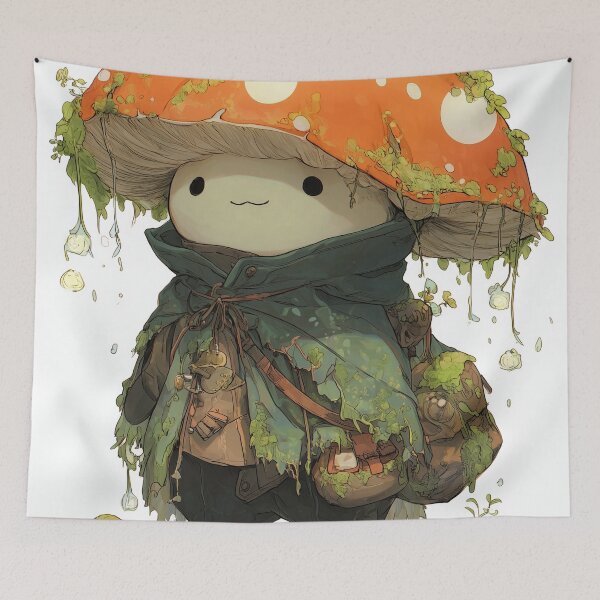 Item preview, Myco the Watcher designed and sold by SporeandCanvas.
