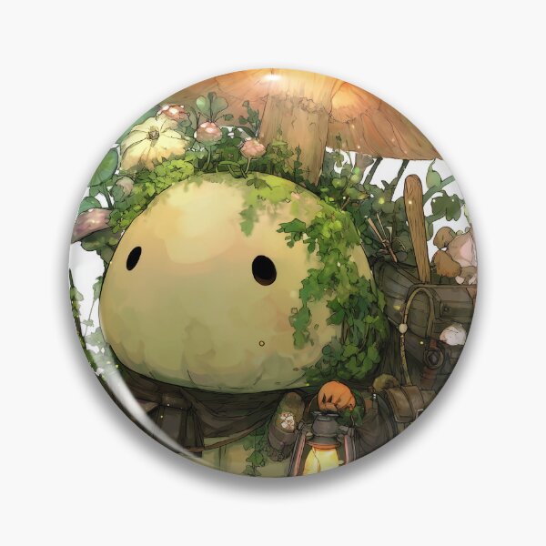 Item preview, Nibs the Glowspore Gardener designed and sold by SporeandCanvas.