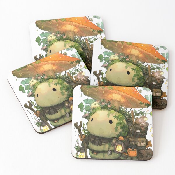 Item preview, Nibs the Glowspore Gardener designed and sold by SporeandCanvas.