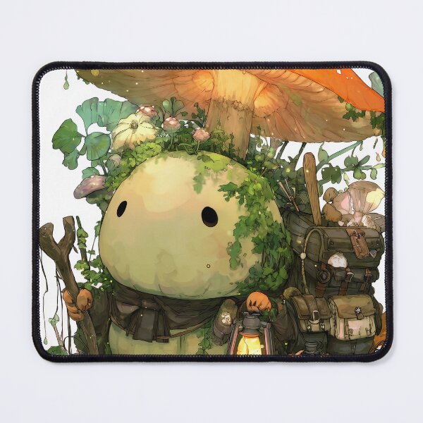 Item preview, Nibs the Glowspore Gardener designed and sold by SporeandCanvas.