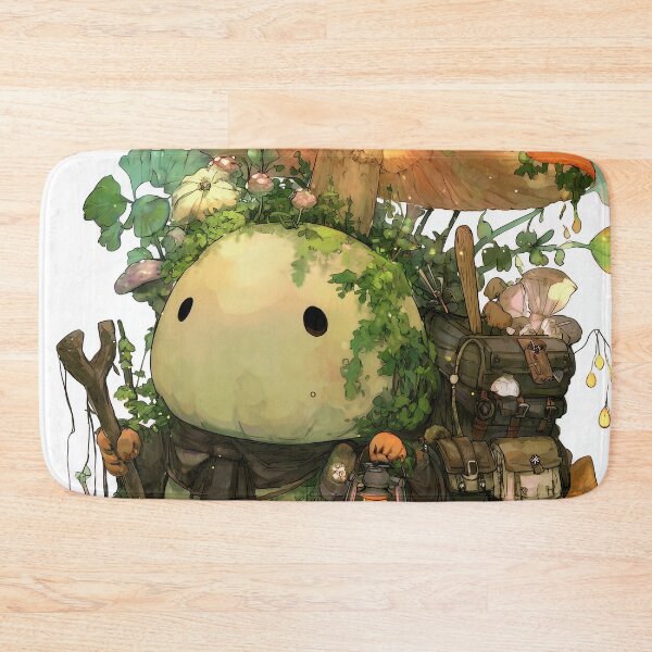 Item preview, Nibs the Glowspore Gardener designed and sold by SporeandCanvas.