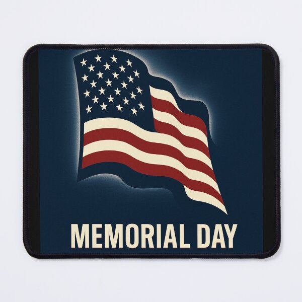 Item preview, Memorial Day – Waving American Flag Tribute Design designed and sold by SilaShop222.