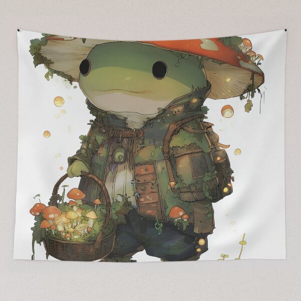Item preview, Tuffin the Toadstool Tamer designed and sold by SporeandCanvas.