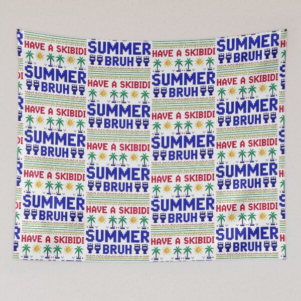 Item preview, Have a Skibidi Summer Bruh designed and sold by FreshArtFusion.