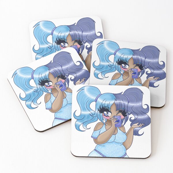 Item preview, Kawaii Blue Pigtails designed and sold by ShadowiesArt.