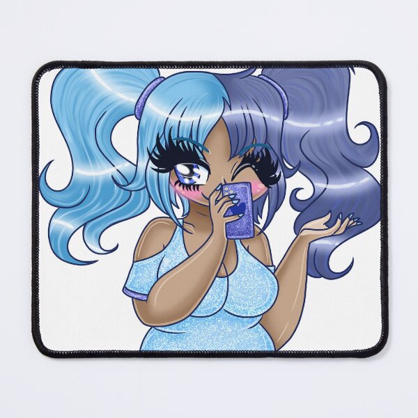 Item preview, Kawaii Blue Pigtails designed and sold by ShadowiesArt.