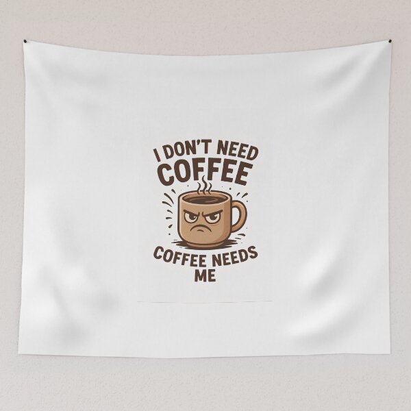 Item preview, Angry Coffee Mood – Bold, Humorous Coffee Quote for Caffeine Lovers designed and sold by Amr Siam.