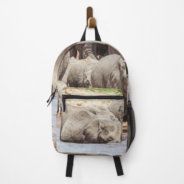 Item preview, Elephants Start to Cross the River 1 Masai Mara Kenya designed and sold by PhotoArt by Joan Carroll.