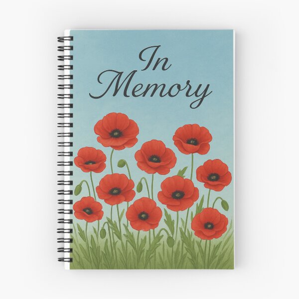 Item preview, In Memory – Red Poppies Memorial Tribute Art designed and sold by SilaShop222.