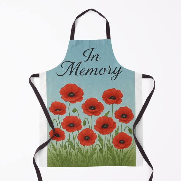 Item preview, In Memory – Red Poppies Memorial Tribute Art designed and sold by SilaShop222.