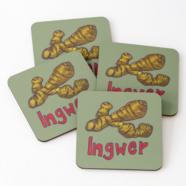 Item preview, Hand-painted ginger motif – Illustrative food art design designed and sold by Vision Illustrated.