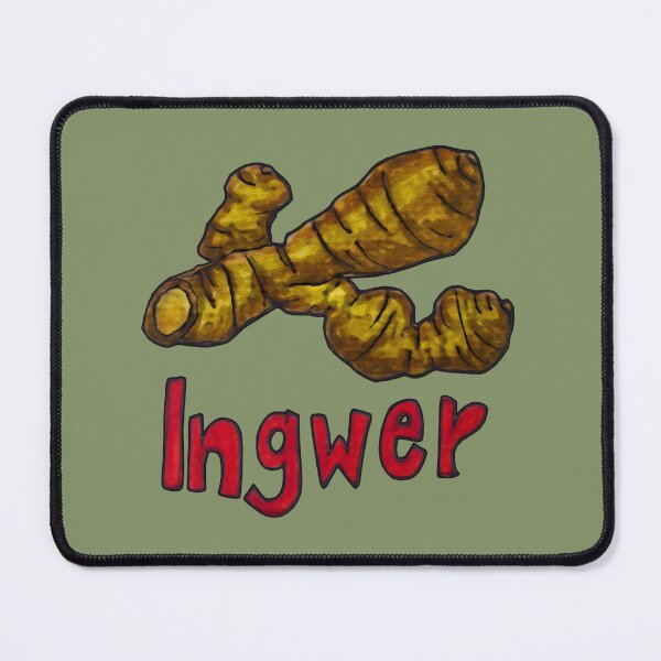 Item preview, Hand-painted ginger motif – Illustrative food art design designed and sold by Vision Illustrated.