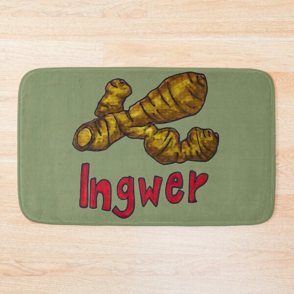 Item preview, Hand-painted ginger motif – Illustrative food art design designed and sold by Vision Illustrated.