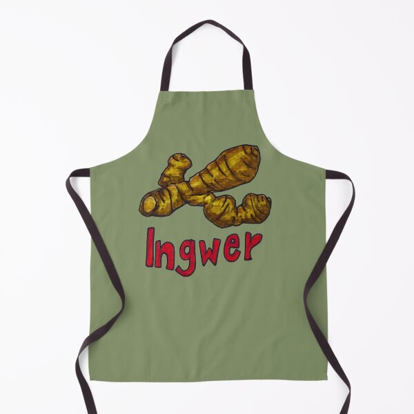 Item preview, Hand-painted ginger motif – Illustrative food art design designed and sold by Vision Illustrated.