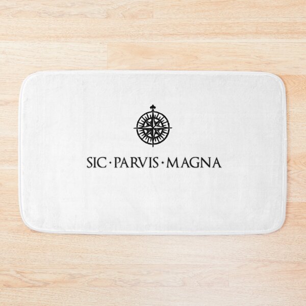 Item preview, SIC PARVIS MAGNA - black designed and sold by CultureSnap.