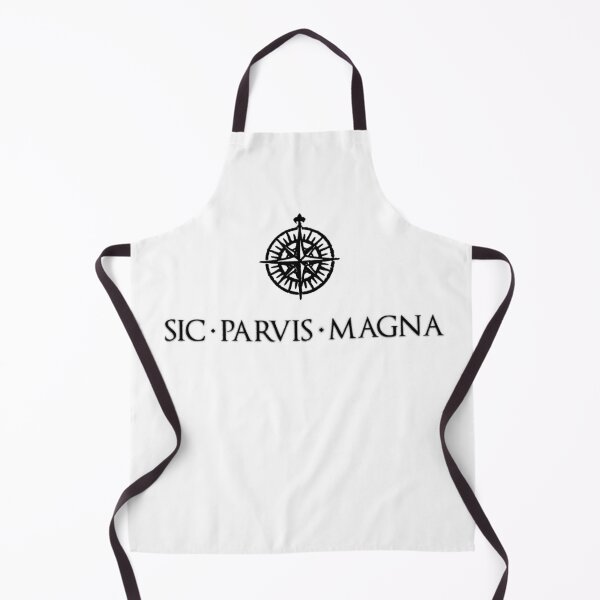 Item preview, SIC PARVIS MAGNA - black designed and sold by CultureSnap.