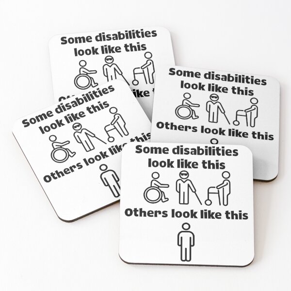 Item preview, Not all disabilities are visible graphic designed and sold by shaybosh.
