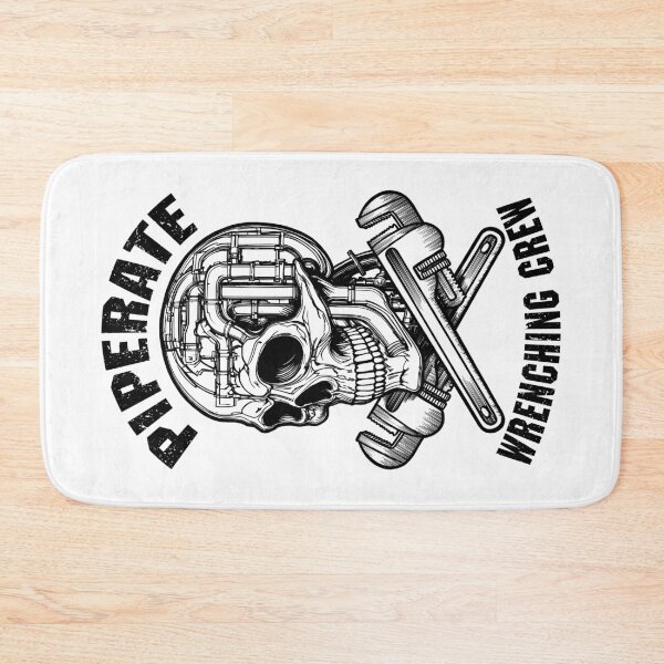 Item preview, Funny Plumber Pirate Piperate Skull Wrenching Crew Plumbing designed and sold by GrandeDuc.