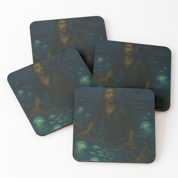 Item preview, Alone in the Bioluminescent Abyss designed and sold by photoparadise22.