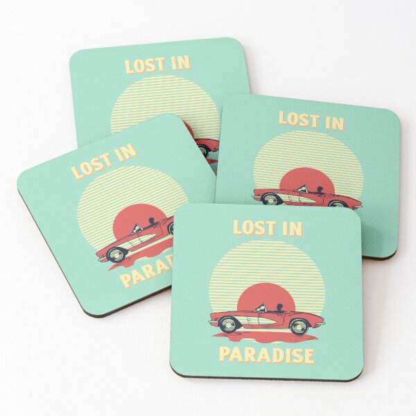 Item preview, Lost in Paradise – Retro Convertible Sunset Summer designed and sold by rdxart.