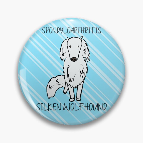 Item preview, Spondyloarthritis Silken Wolfhound designed and sold by gwyntism.
