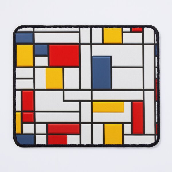 Item preview, Squares Mondrian Minimalist Pattern designed and sold by Myra365Art.
