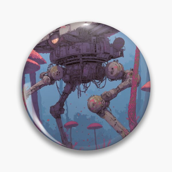 Item preview, Mushroom Mech designed and sold by SporeandCanvas.
